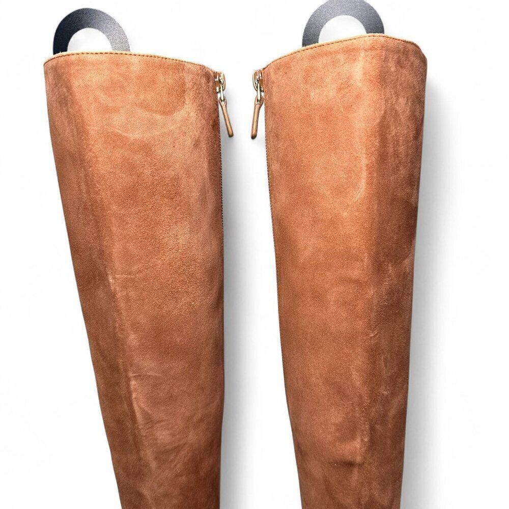 Stuart Weitzman 85 Knee High Suede Boot, Tan, Size 7.5 US, 38 EU NWOB - Picture 3 of 16